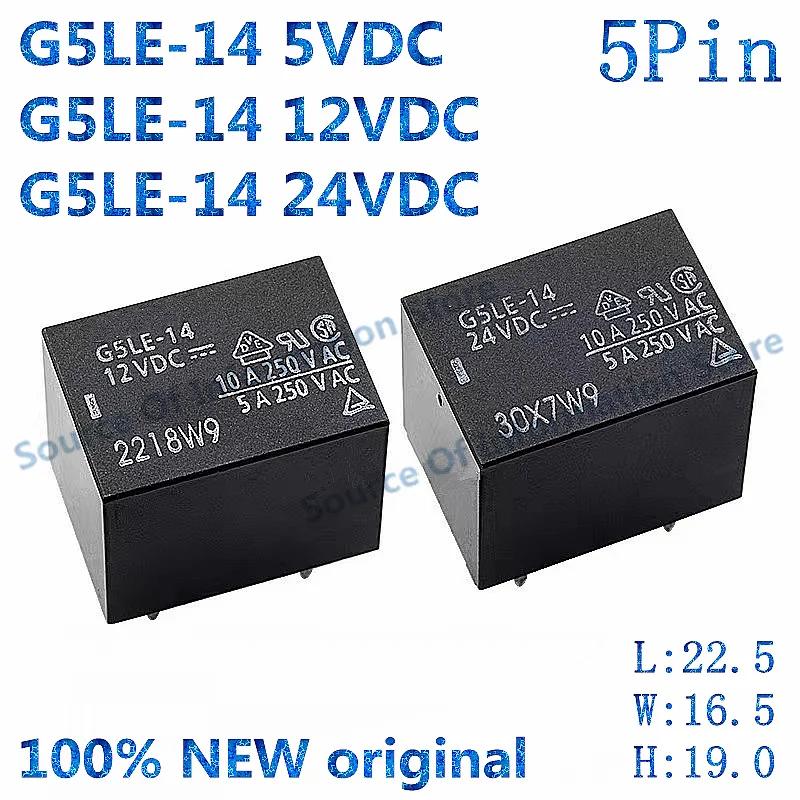  G5LE-14- 5VDC 12VDC 24VDC DC12V DC24V 5VDC 5  T73 10A G5LE-14 5VDC G5LE-14 12VDC 24VDC 100%,  10 